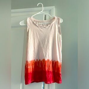 Pink/Coral Dip Dye Ombré Tank Top from LOFT Outlet
